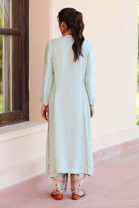 Sage Saga Kubra Embroidered Kurta Set 