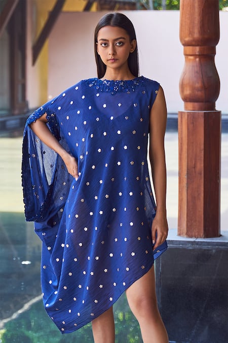 Payal Jain Chanderi Asymmetric Cover Up 