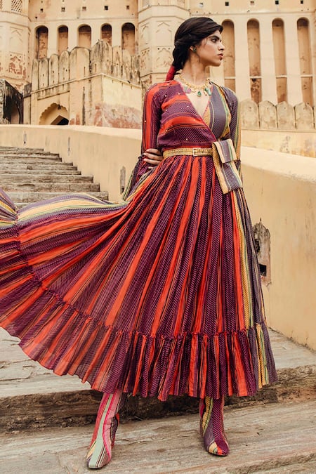 Swati Vijaivargie Chanderi Silk Dress 