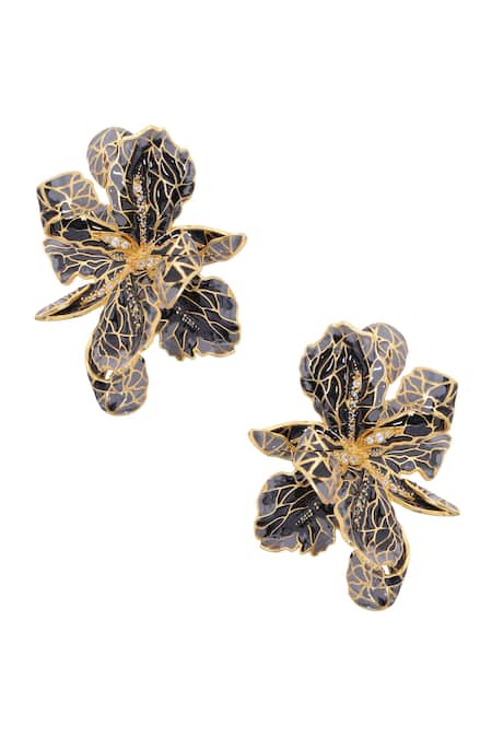 Small Petal Stud Earrings - deJonghe Original Jewelry