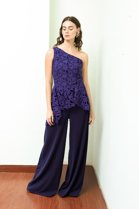 Swatee Singh One Shoulder Jumpsuit 