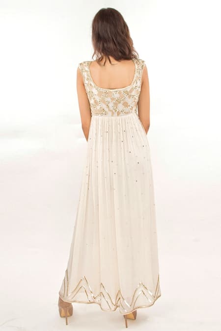 Jasmine Bains Sequin Embroidered Gown 