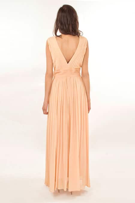 Jasmine Bains Pintuck Gown 