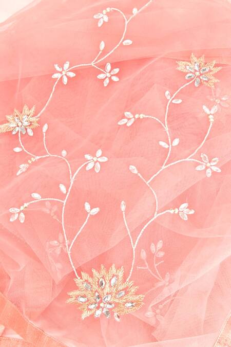 Jasmine Bains Floral Embroidered Dupatta 