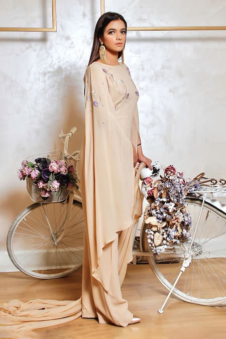 Jasmine Bains Floral Embroidered Jumpsuit 