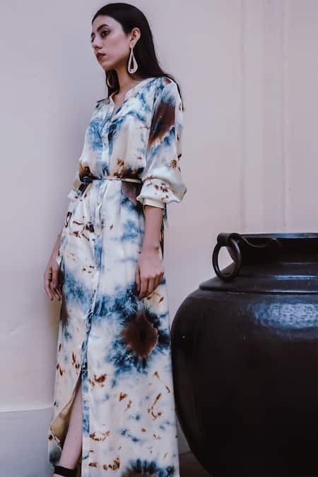 Jasmine Bains Tie-Dye Maxi Dress 