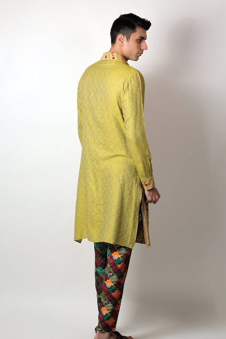 Jubinav Chadha Natkhat Mirror Embroidered Kurta 