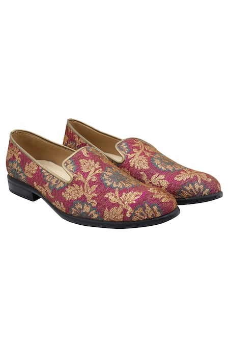 Veruschka by Payal Kothari Jacquard Loafers 