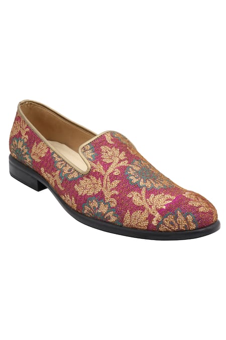 Veruschka By Payal Kothari Jacquard Loafers 