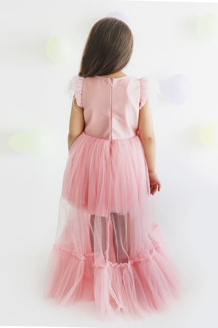 Miakki Ruffle Bow Gown 