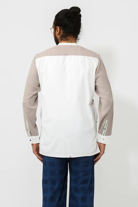 Shop JAYATI GOENKA White Cotton Shirt at Aza Fashions Shop_JAYATI GOENKA_White Cotton Shirt _at_Aza_Fashions