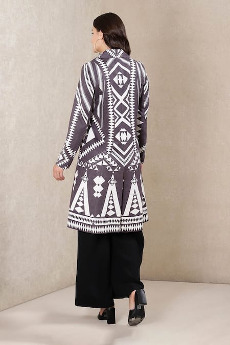 Ritu Kumar Printed Long Jacket 