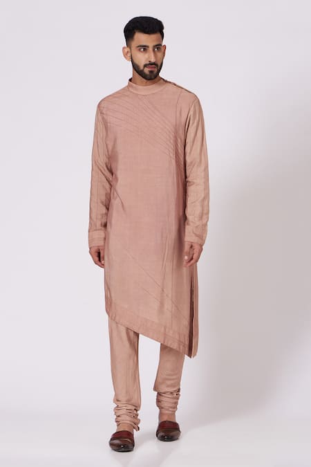 Jatin Malik Pintucks Kurta & Pant Set 