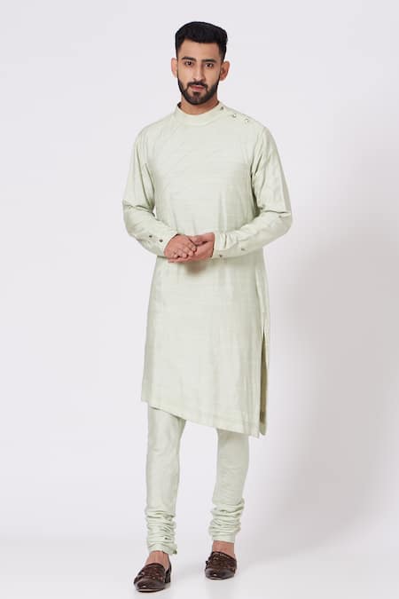 Jatin Malik Pintucks Kurta & Pant Set 