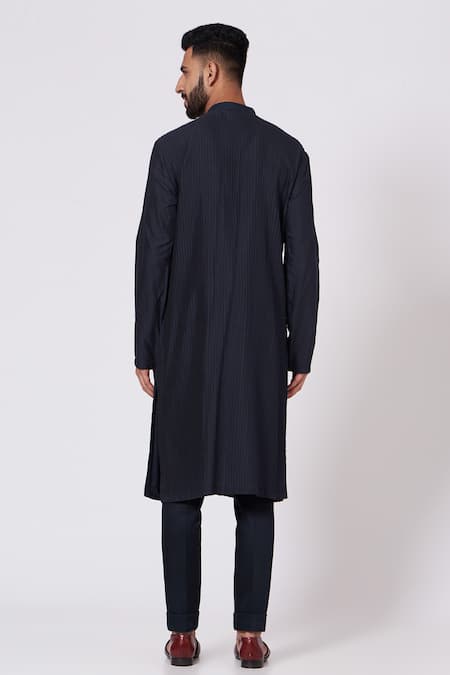 Jatin Malik Pintucks Kurta & Pant Set 