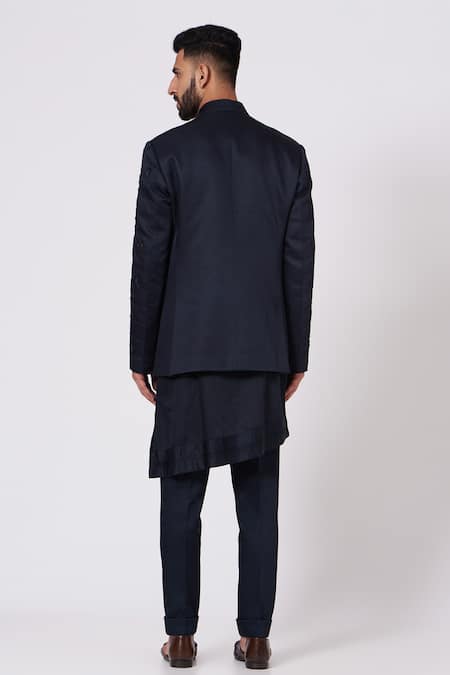 Jatin Malik Embroidered Bandhgala & Kurta Set 