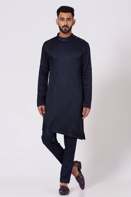 Jatin Malik Pintucks Kurta & Pant Set 