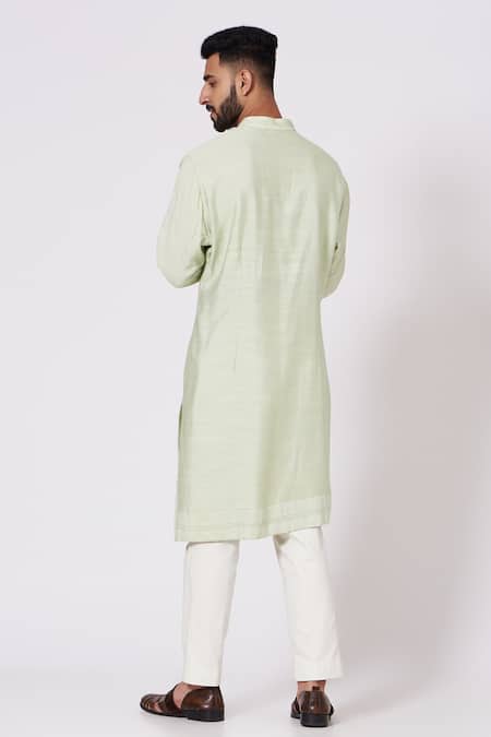 Jatin Malik Pintucks Kurta & Pant Set 