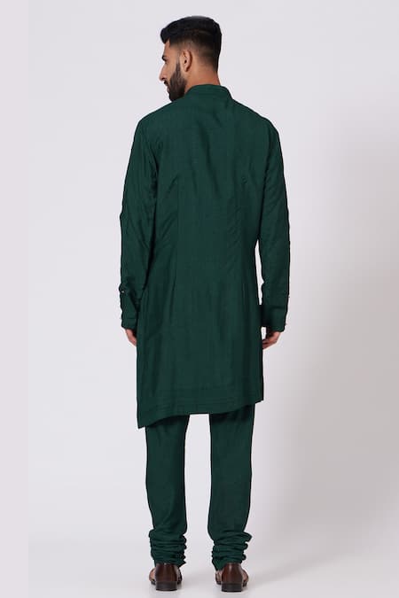 Jatin Malik Pintucks Kurta & Pant Set 