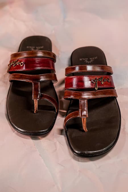 Shop Jatin Malik Black Jodhpuri Slippers at Aza Fashions Shop_Jatin Malik_Black Jodhpuri Slippers _at_Aza_Fashions