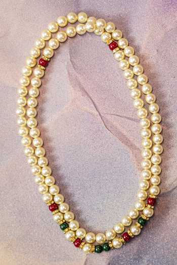 Jatin Malik Pearl Embellished Mala 