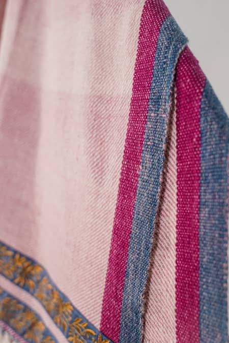 Jatin Malik Colorblock Pashmina Shawl 