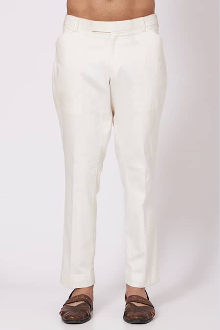 Buy Jatin Malik White Slub Silk Hand-painted Bandhgala And Kurta Set Online at Aza Fashions Buy_Jatin Malik_White Slub Silk Hand-painted Bandhgala And Kurta Set_Online_at_Aza_Fashions