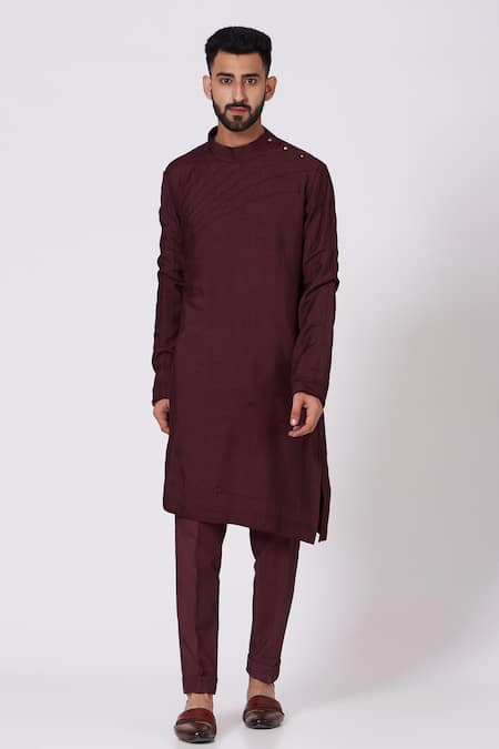 Jatin Malik Asymmetric Kurta Set 