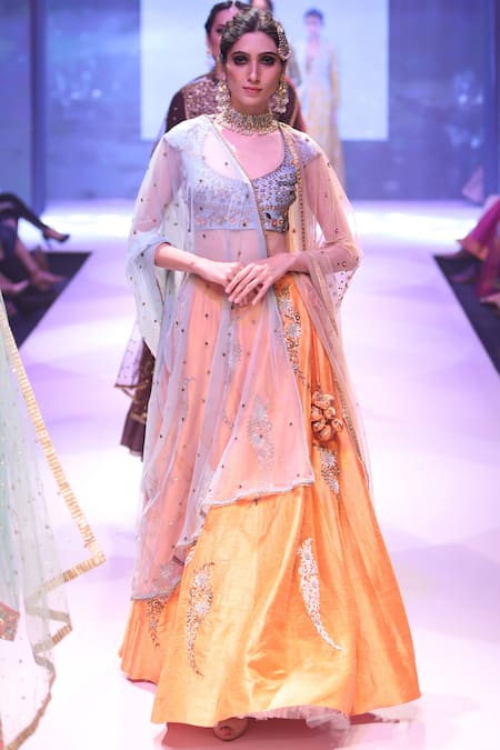 Joy Mitra Embroidered Lehenga Set 