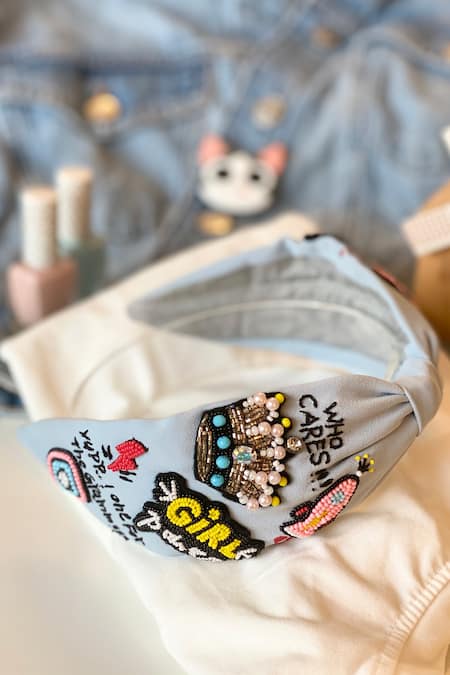 Joey & Pooh Alba Embroidered Hairband 