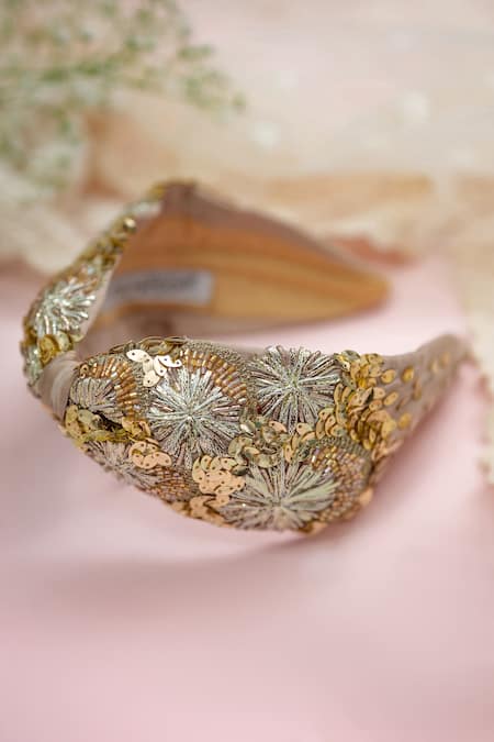 Joey & Pooh Natasha Embroidered Hairband 