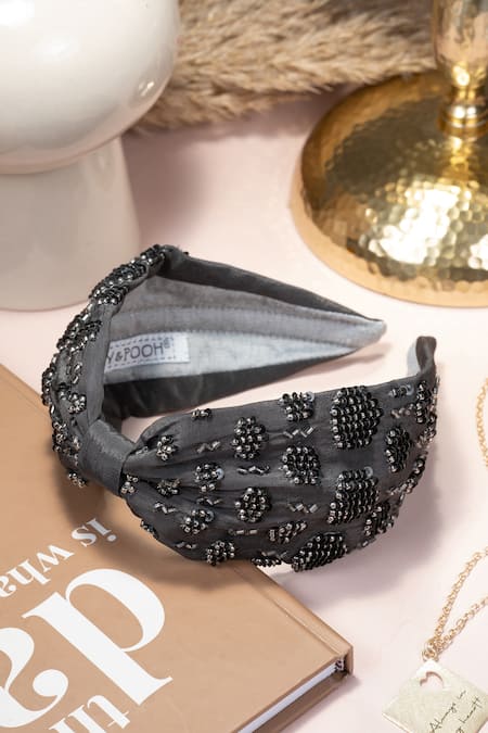 Joey & Pooh Harper Embroidered Hairband 