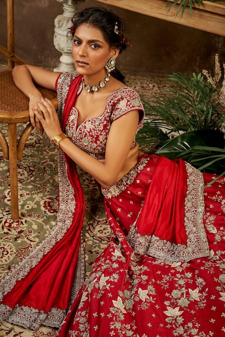 Jayanti Reddy Embroidered Bridal Lehenga Set 