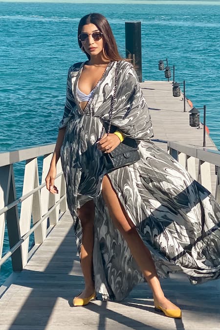 Limerick by Abirr N' Nanki Crepe Printed Gown 