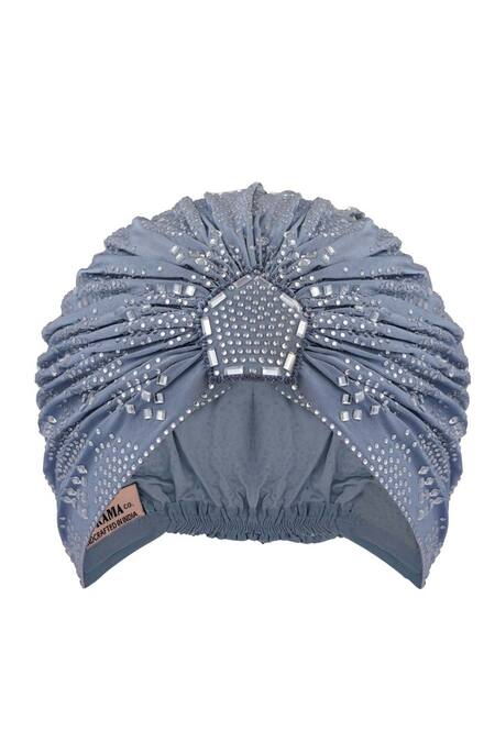 Buy_Hair Drama CO_Blue Rhinestone Work Turban 