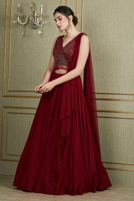 Charu and Vasundhara Draped Gown 