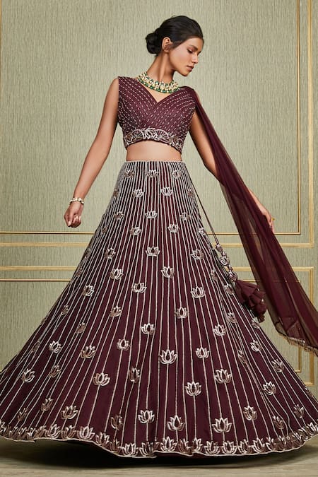 Charu and Vasundhara Embroidered Bridal Lehenga Set 