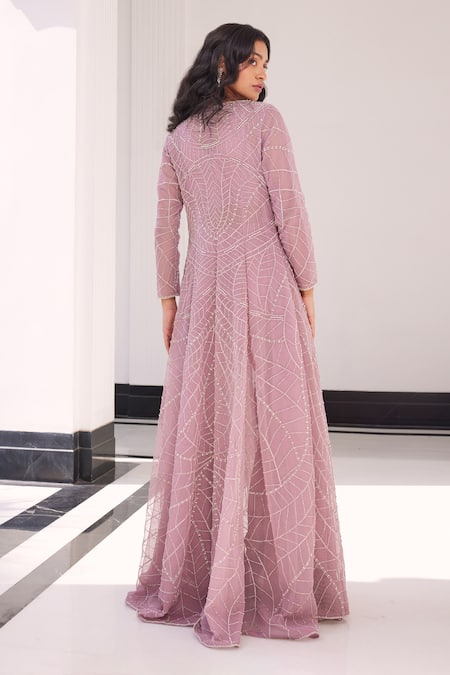 Charu And Vasundhara Eija Embroidered Jacket & Sharara Set 