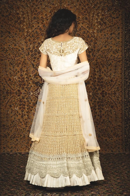 Nikita Vishakha Maharani Mesh Lehenga Set 