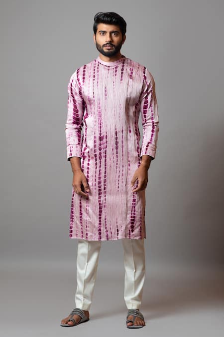 Paarsh Aster Tie Dye Kurta Set 