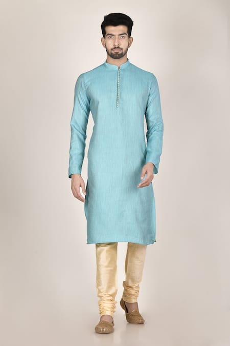 Aryavir Malhotra Jacquard Silk Kurta Set 