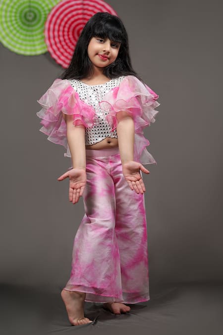 Kirti Agarwal - Pret N Couture Tie & Dye Pant Set 