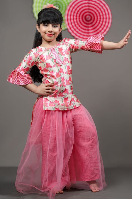 Kirti Agarwal - Pret N Couture Printed Kurta & Palazzo Set 
