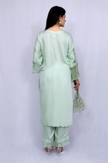 Ewaz Floral Cutwork Kurta Set 