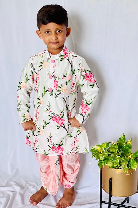 Kirti Agarwal - Pret N Couture Printed Kurta & Dhoti Pant Set 