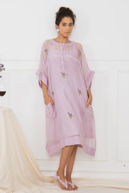 Dhaari Handwoven Floral Dress 