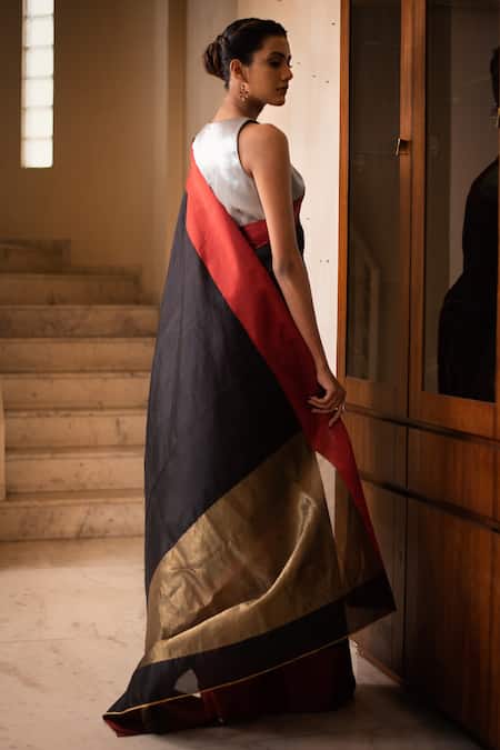 Priyanka Raajiv Silk Chanderi Saree 