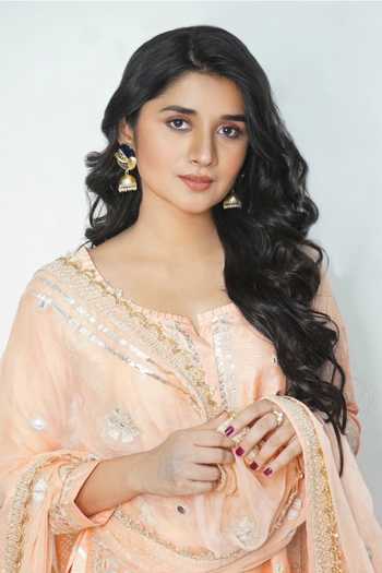 Gopi Vaid_Peach Qutub Short Kurta Sharara Set_Online_at_Aza_Fashions