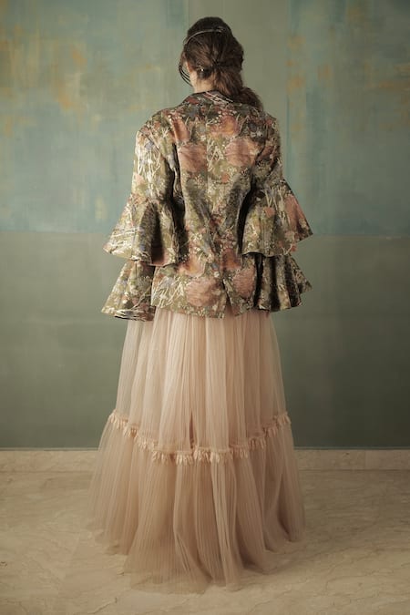 Nidhi Yasha Tiered Gathered Skirt 