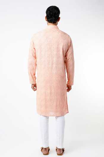 Kasbah Chikankari & Sequin Embroidered Kurta Set 